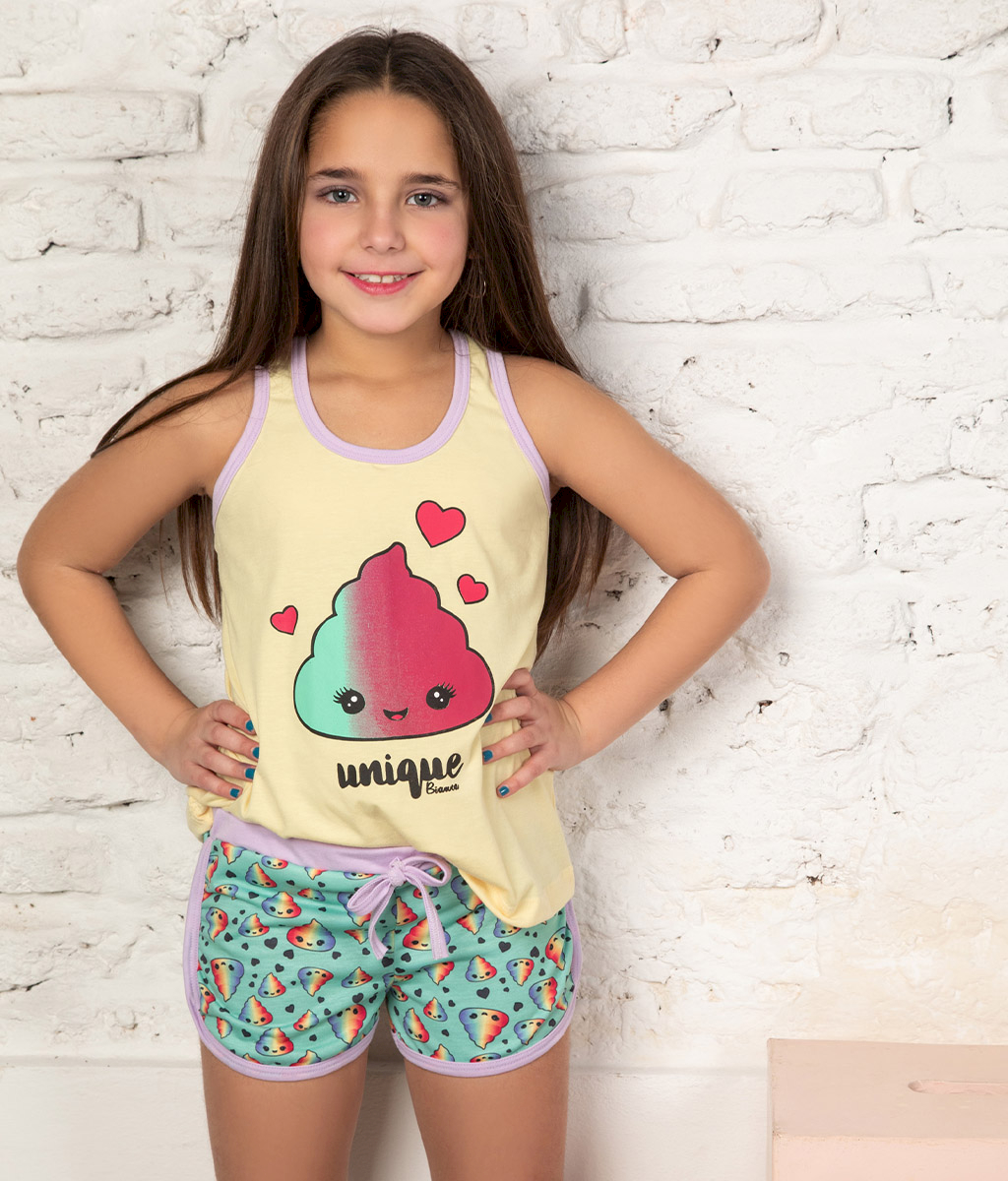 Pijama nena Emojis - Bianca Secreta