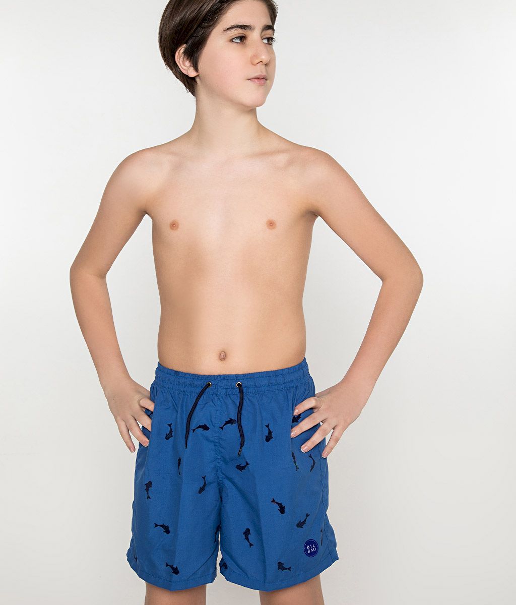 Short de baño estampado Plus size - Bilbao
