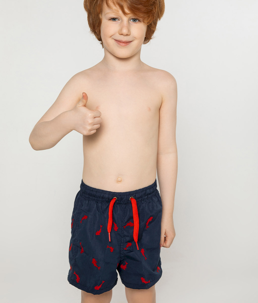 Short de baño estampado Plus size - Bilbao