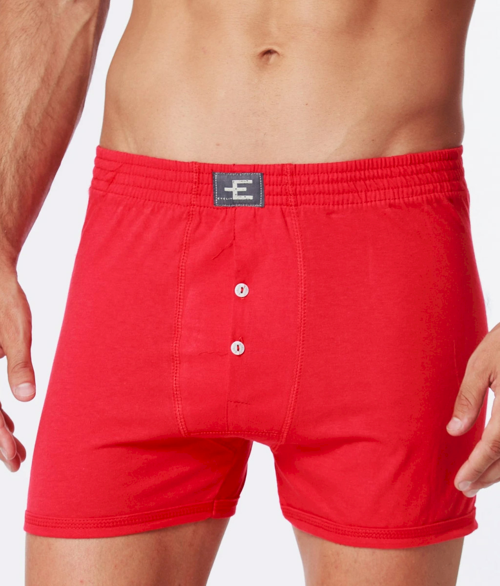 Boxer algodón liso con botones - Eyelit