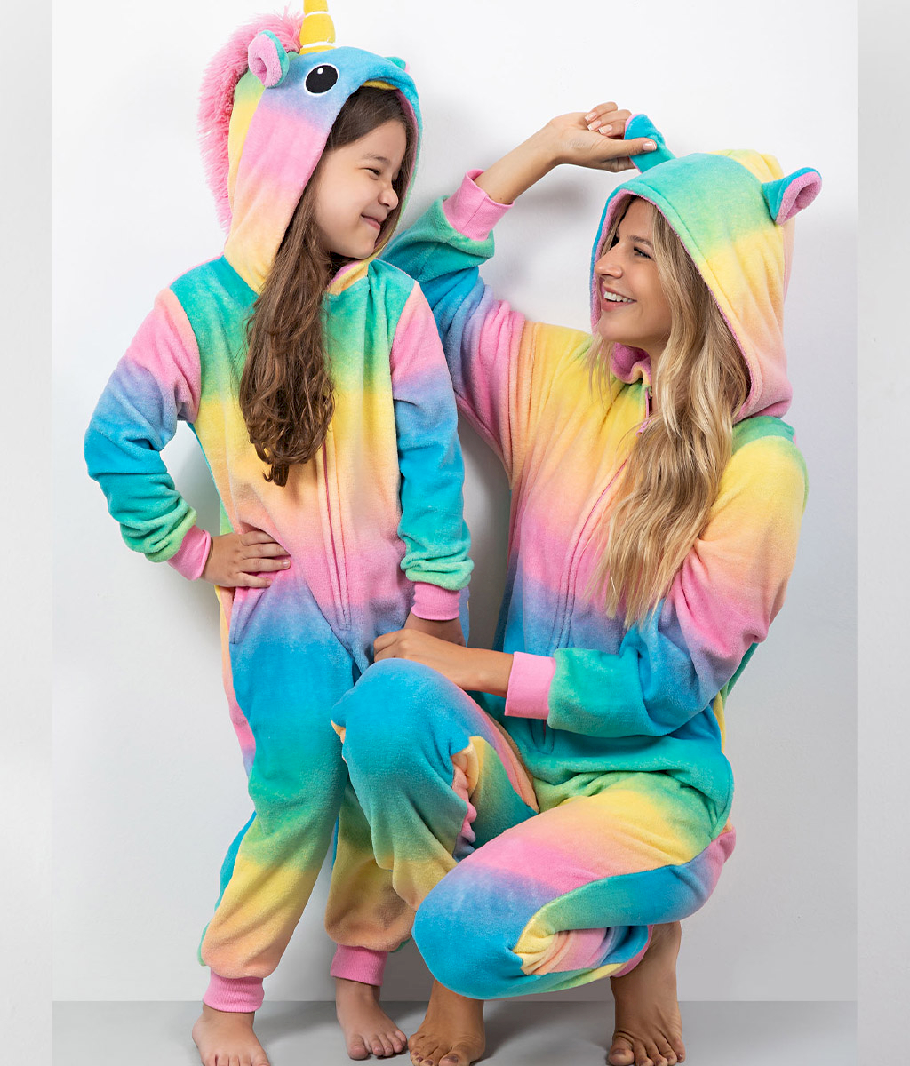 Mono Kigurumi Soft UNICORNIO - Bianca Secreta