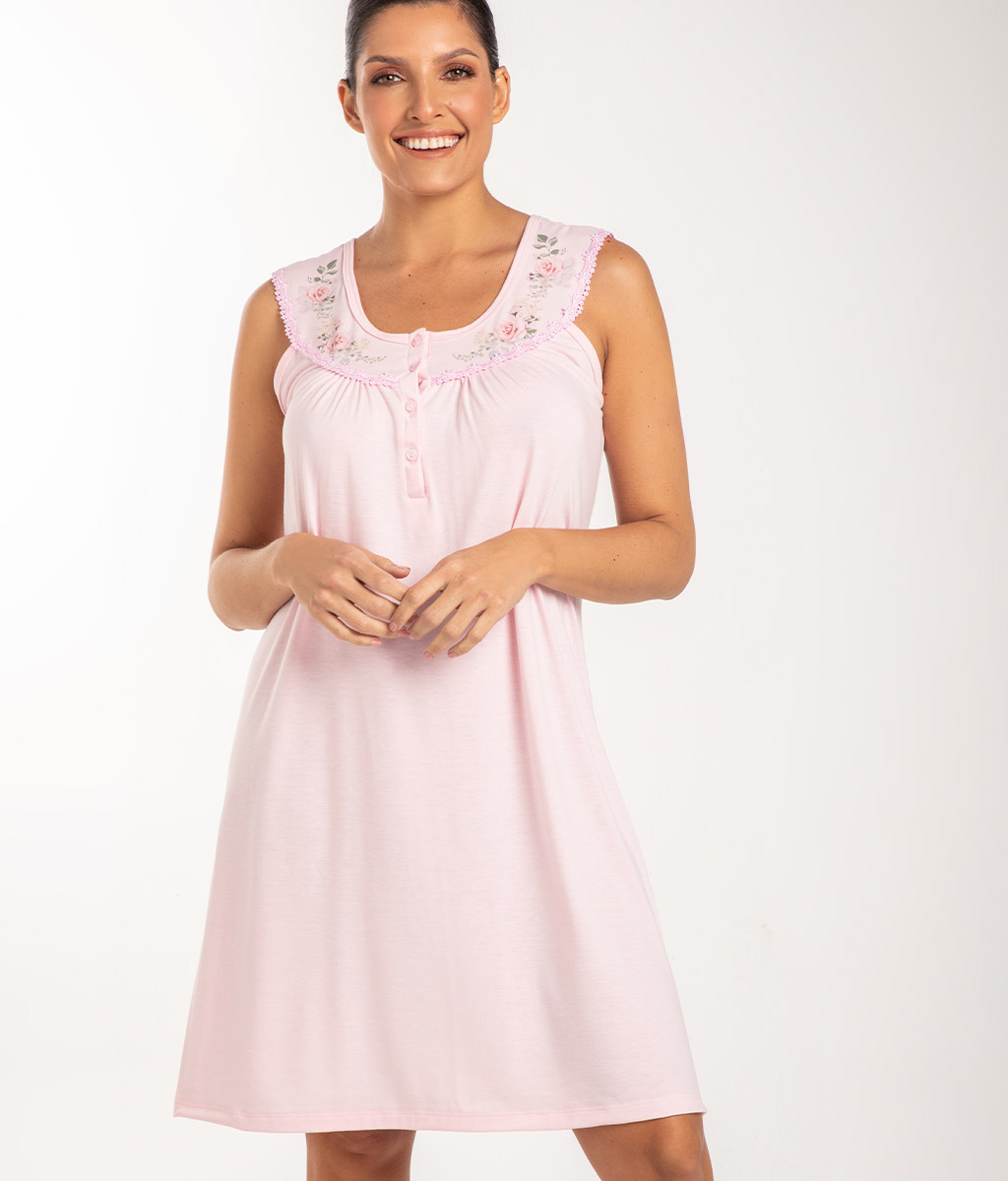 Camisón modal ROSE - Bianca Secreta