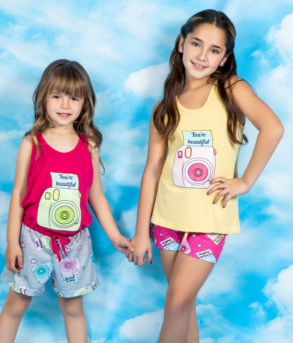 Pijama infantil INSTAX - Bianca Secreta