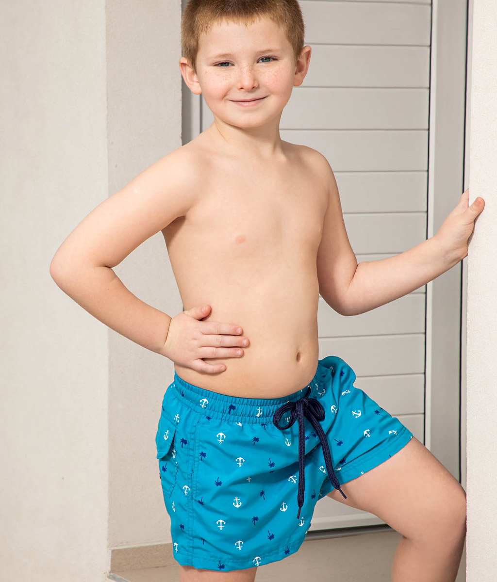 Short de baño infantil ANCLAS Pre-teen - Bilbao