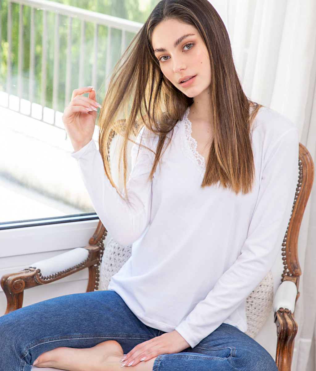 Camiseta modal JULIETA Plus size - Bianca Secreta