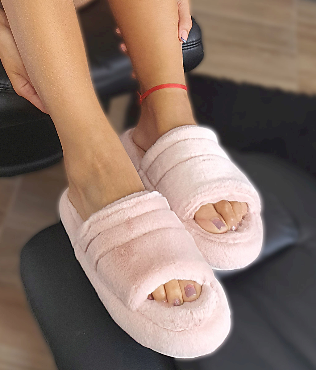Pantuflón abierto PIEL - Bianca Secreta