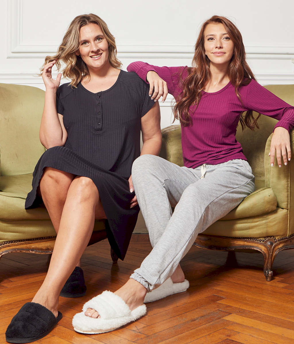 Pantufla clásica PIEL - Bianca Secreta