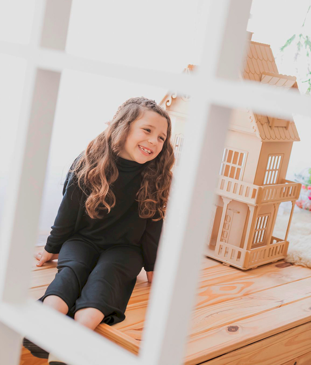 Set infantil JAZMIN lanilla - Agos Sabbag