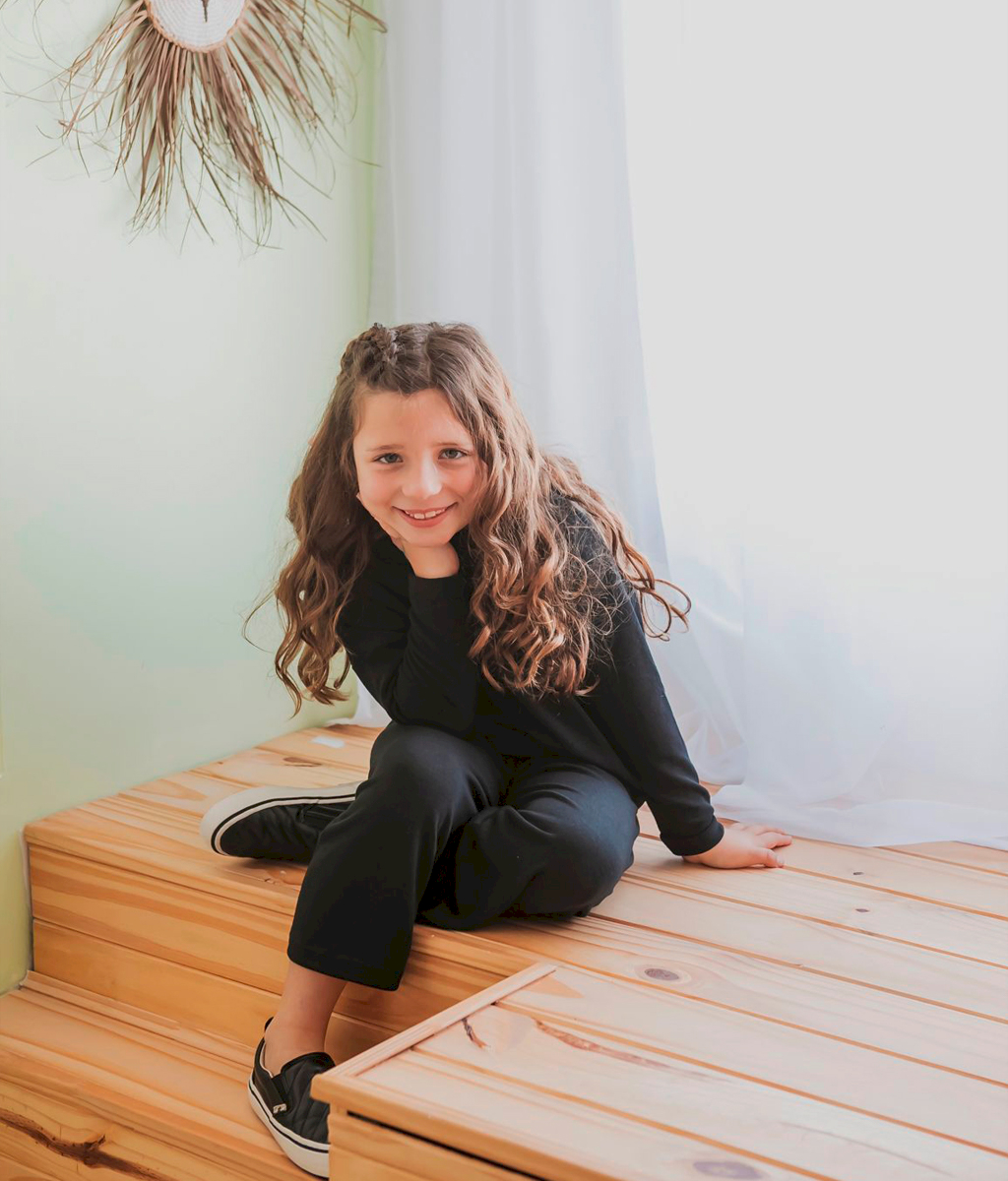 Set infantil JAZMIN lanilla - Agos Sabbag