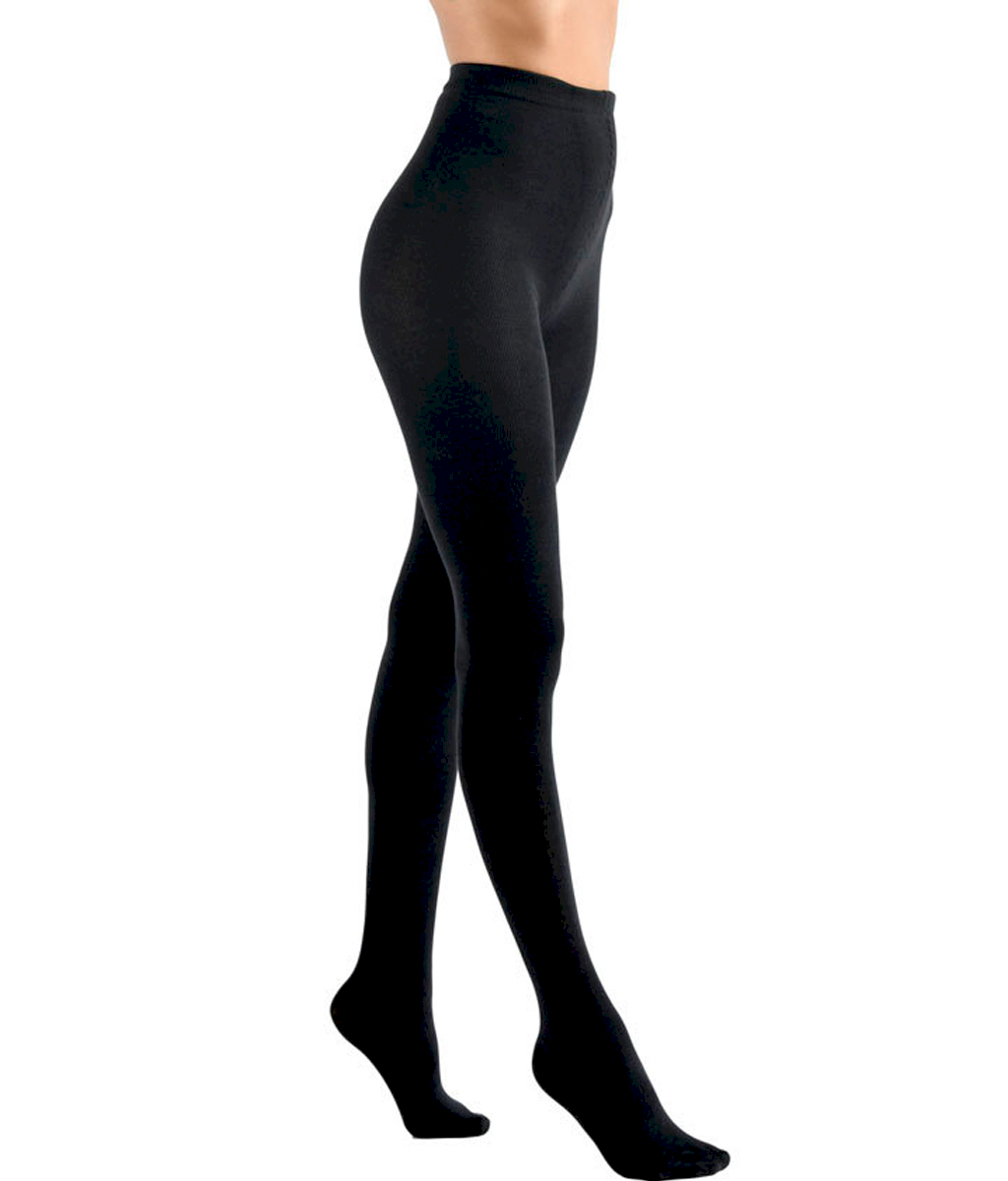 Media panty de algodón - Mora