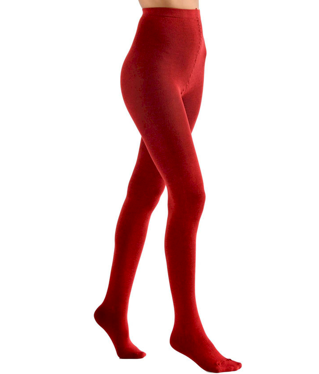 Media panty de algodón - Mora