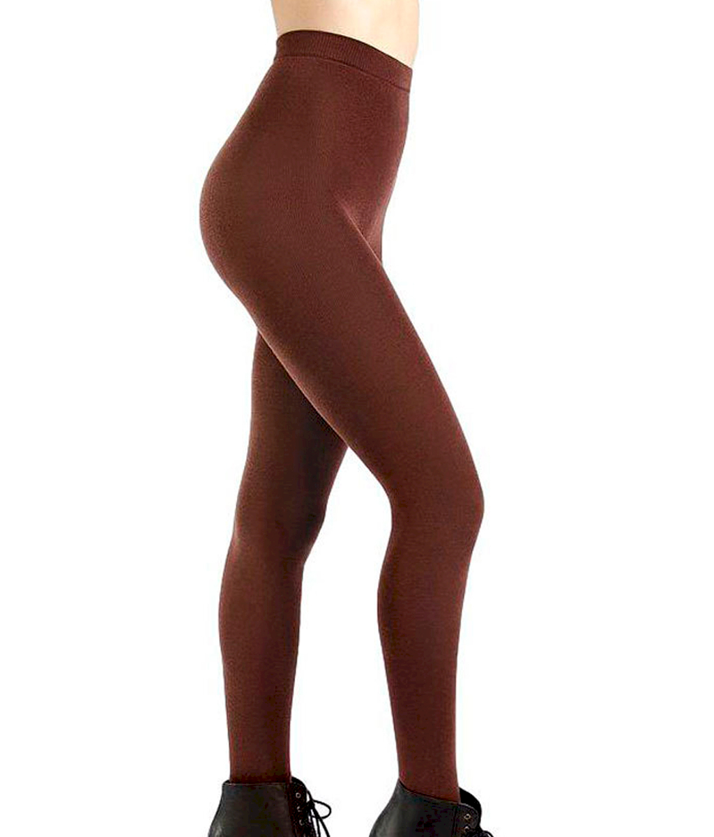 Media panty de algodón - Mora