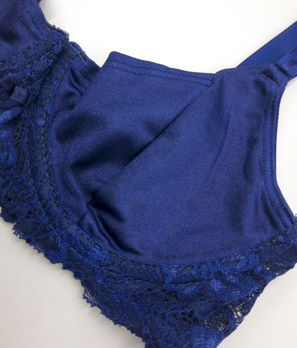 Corpiño tricot y puntilla con aro BS - Bianca Secreta