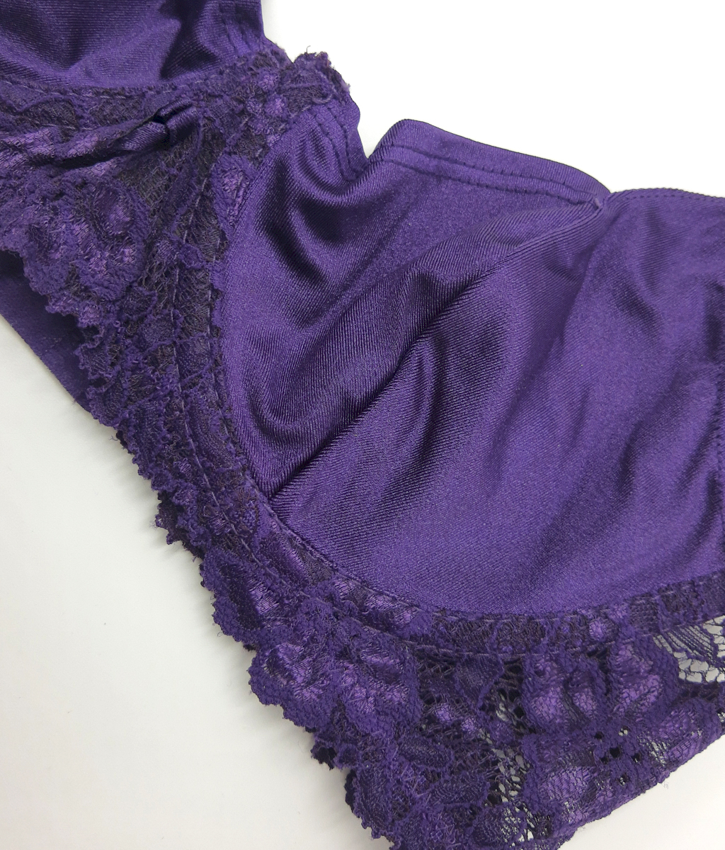 Corpiño tricot y puntilla con aro BS - Bianca Secreta