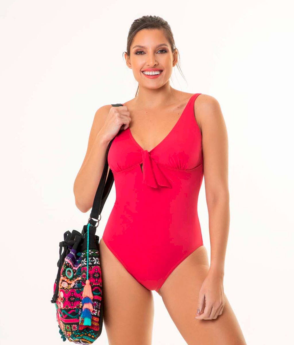 Enteriza NUDO lisa Plus size - Bianca Mare
