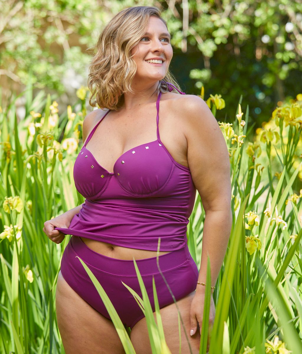 Tankini DRAPEADA con tachas - Bianca Mare