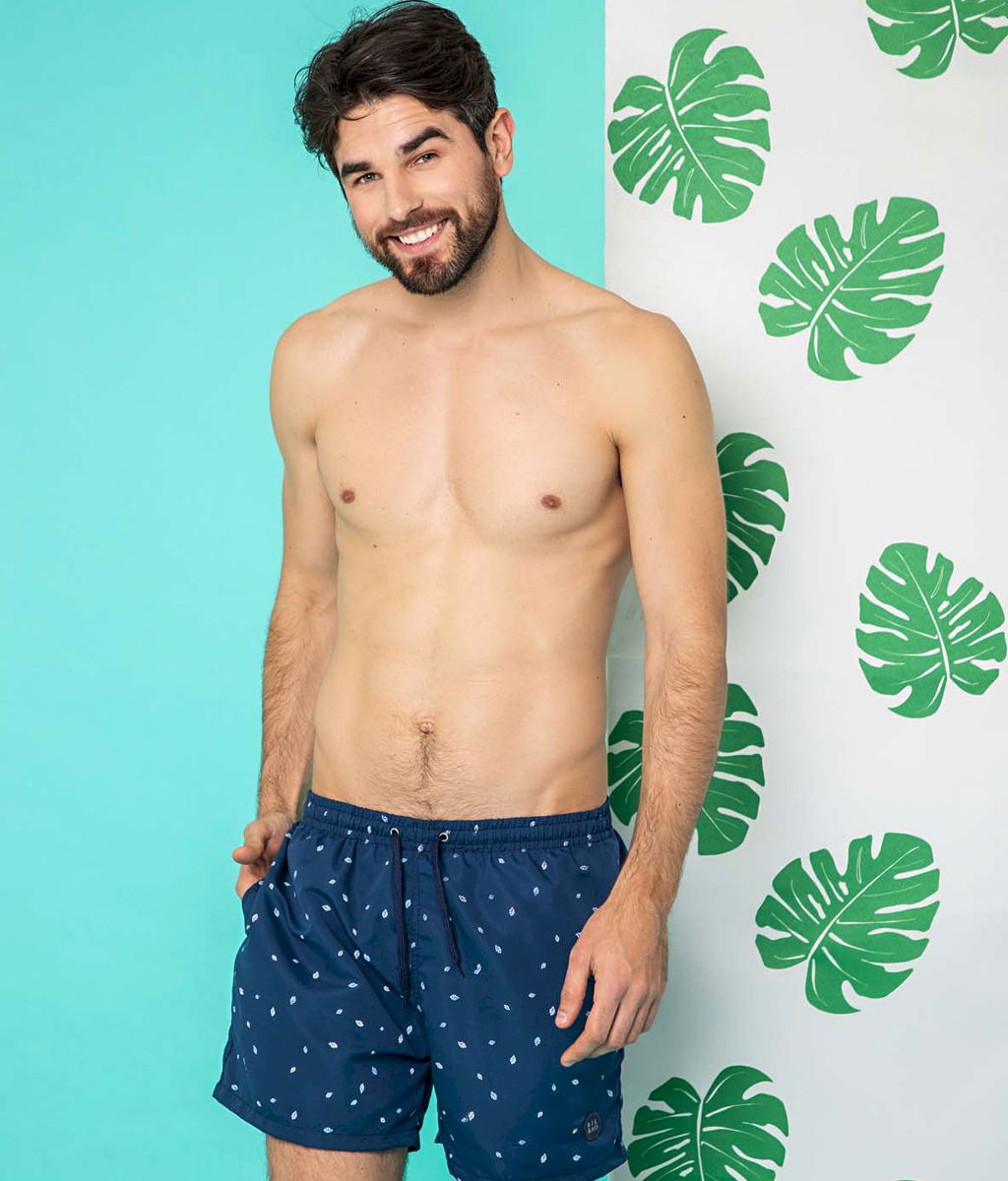 Short de baño HOJITAS Plus size - Bilbao