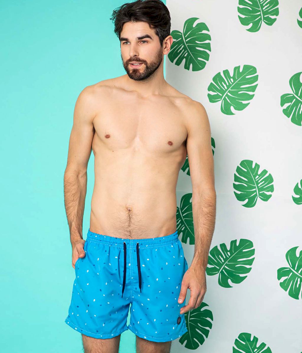 Short de baño HOJITAS Plus size - Bilbao