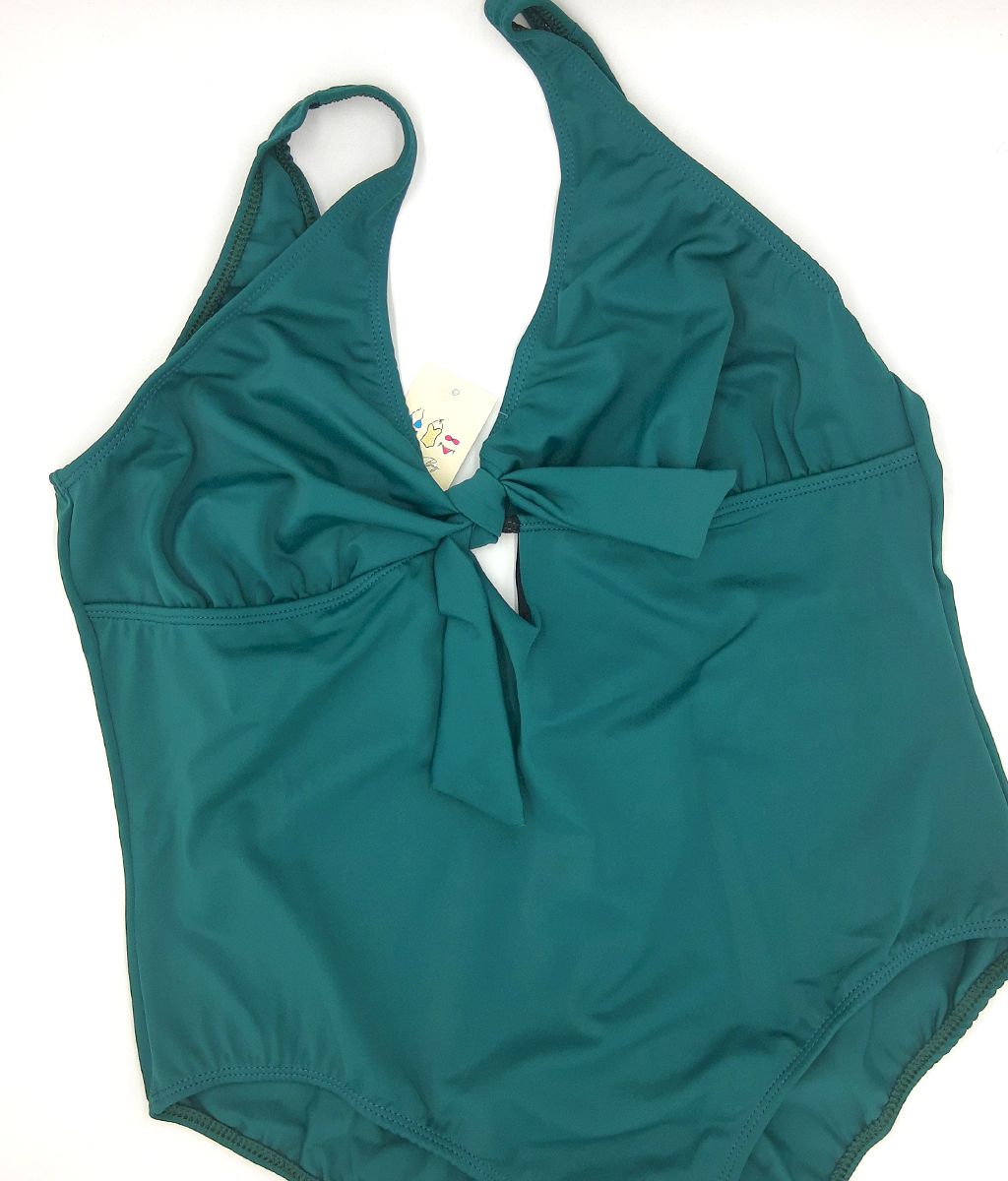 Enteriza NUDO lisa Plus size - Bianca Mare