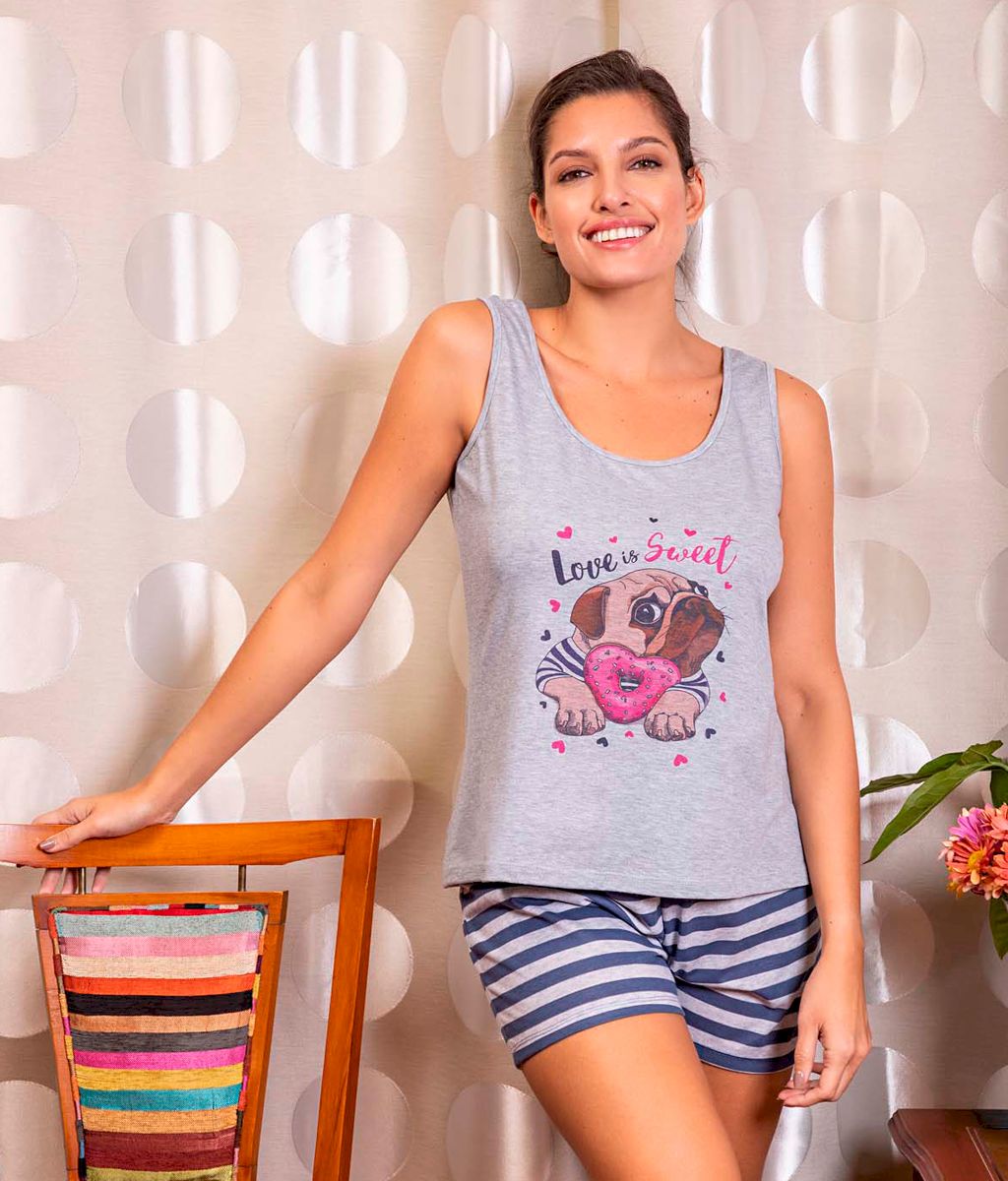 Pijama LOVE IS SWEET - Florcitas