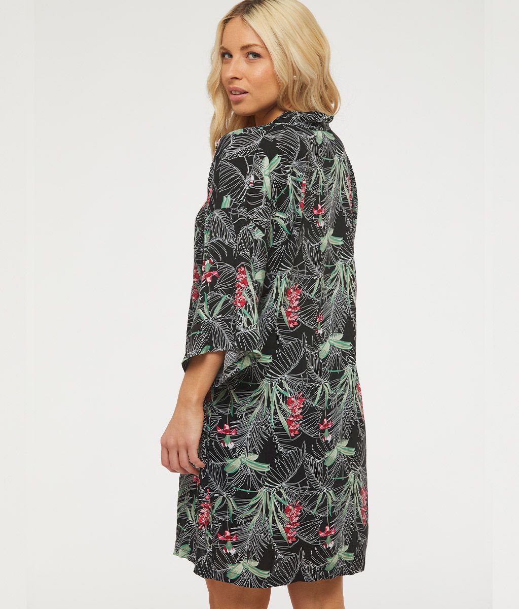 Kimono ERICE estampado - Bianca Secreta