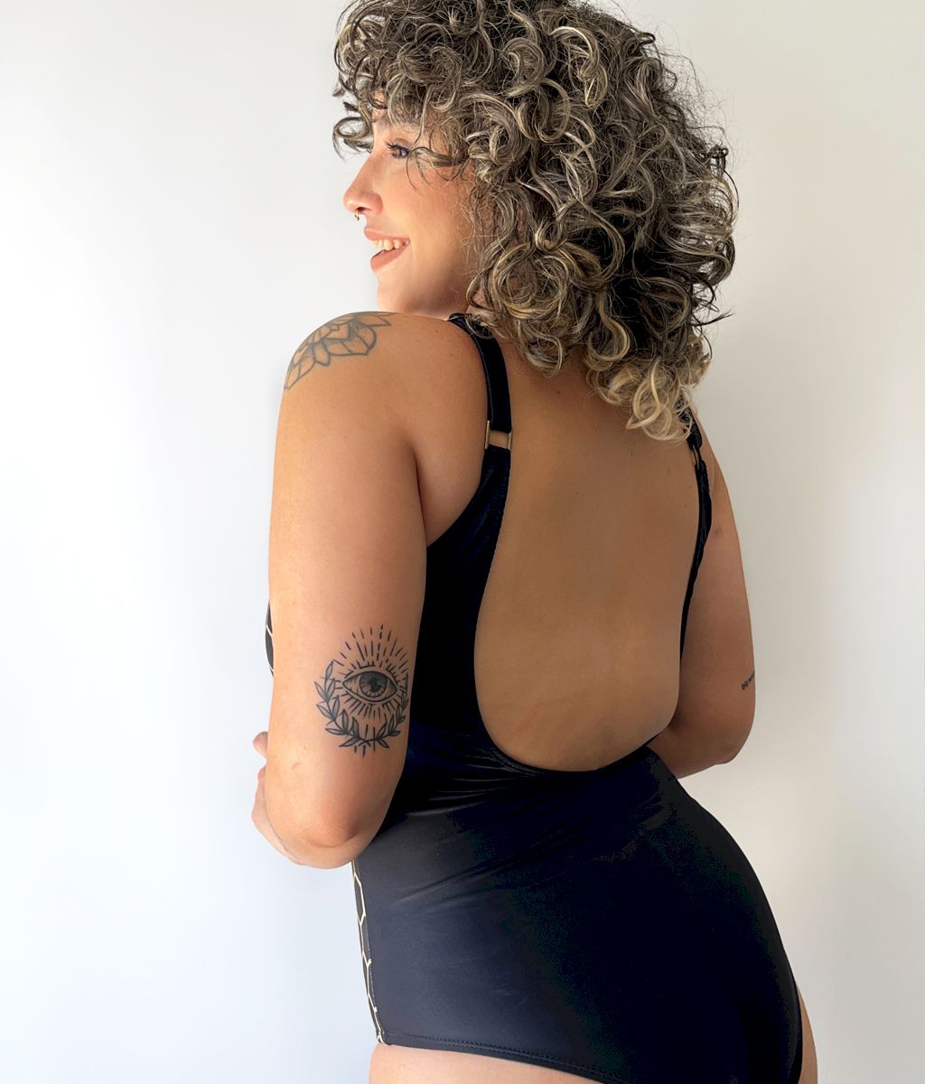 Enteriza Bretel regulable - Bianca Mare