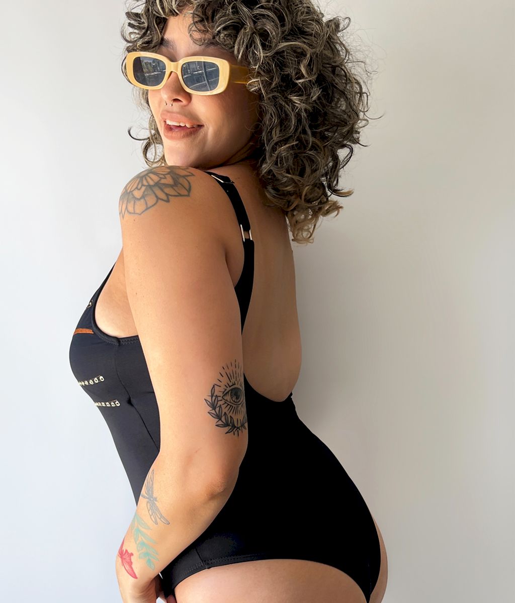 Enteriza bordada TACHAS - Bianca Mare