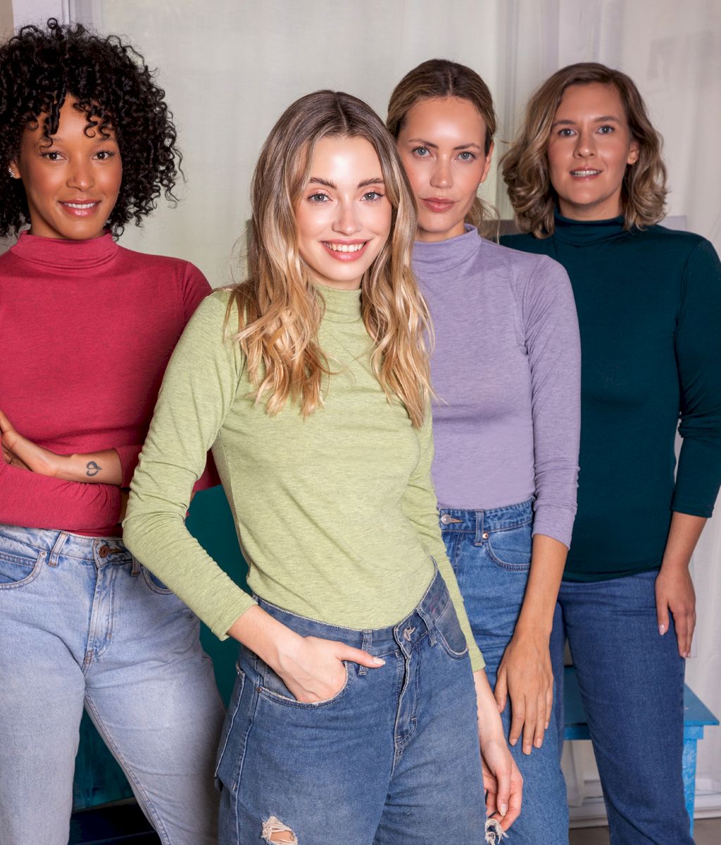 Media polera JULY Fw Plus size - Bianca Secreta