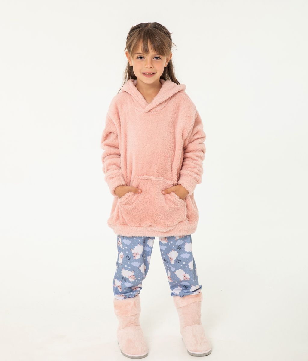 Buzo oversize infantil TEDDY Fw - Bianca Secreta