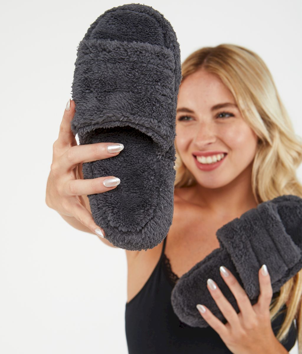 Pantuflón abierto PIEL - Bianca Secreta