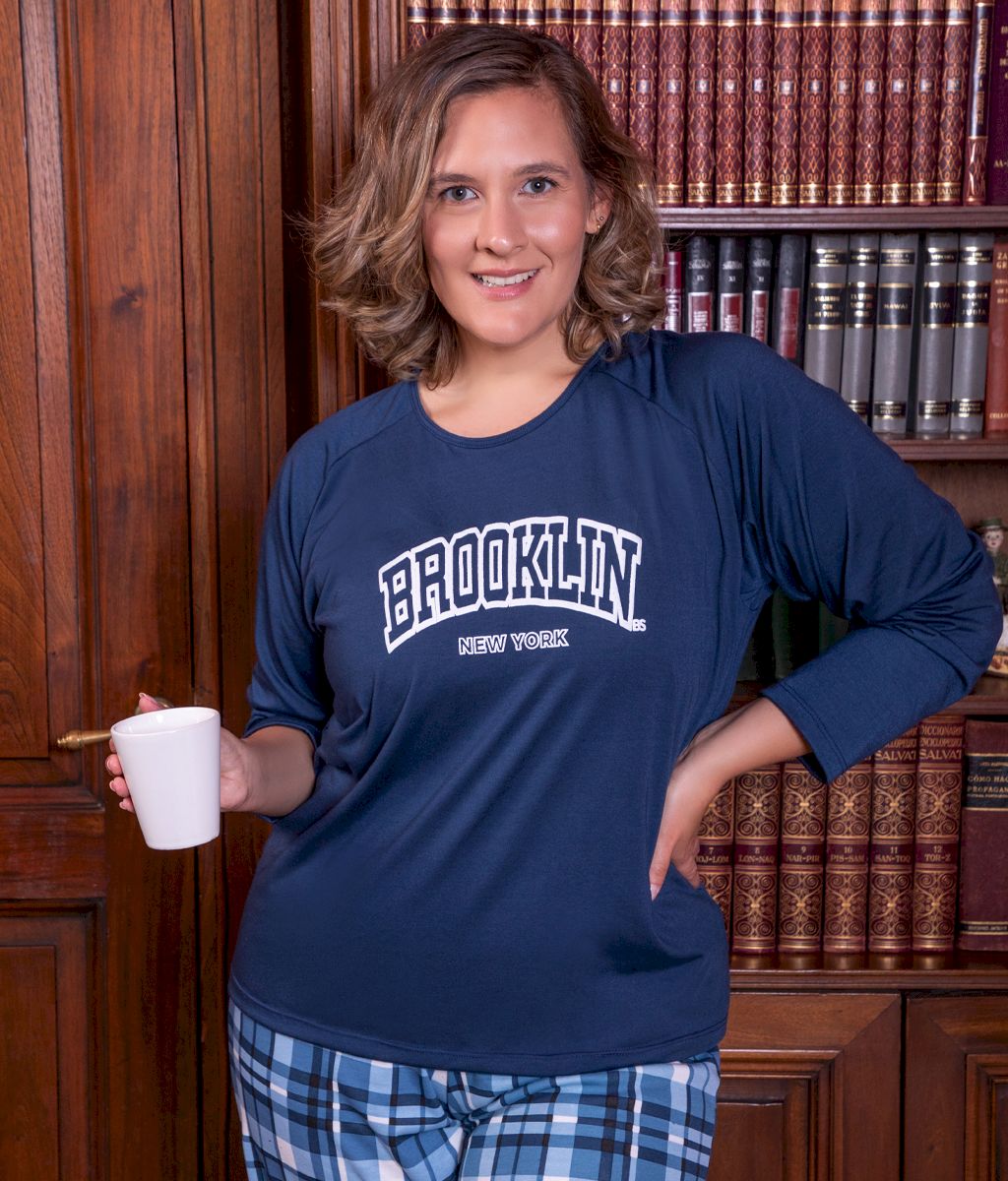 Pijama escoses BROOKLYN FW - Bianca Secreta