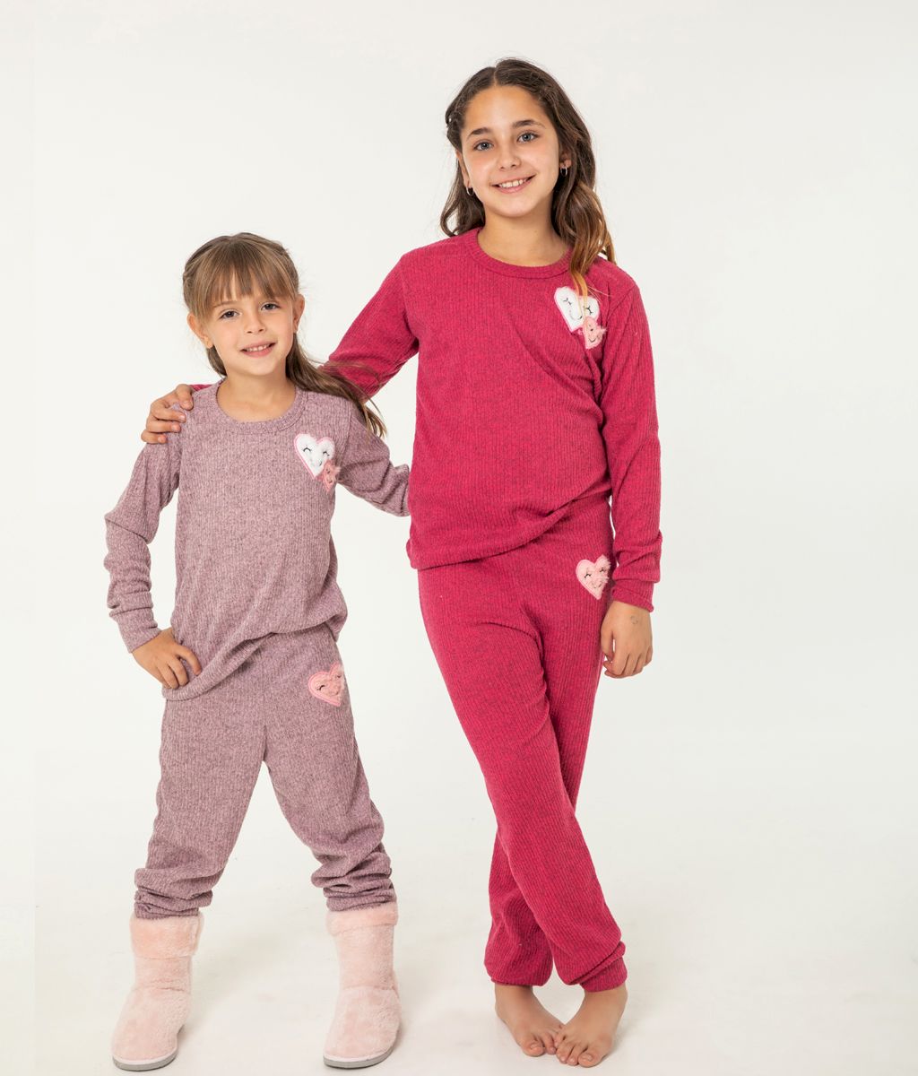 Pijama infantil CUORE FW - Bianca Secreta