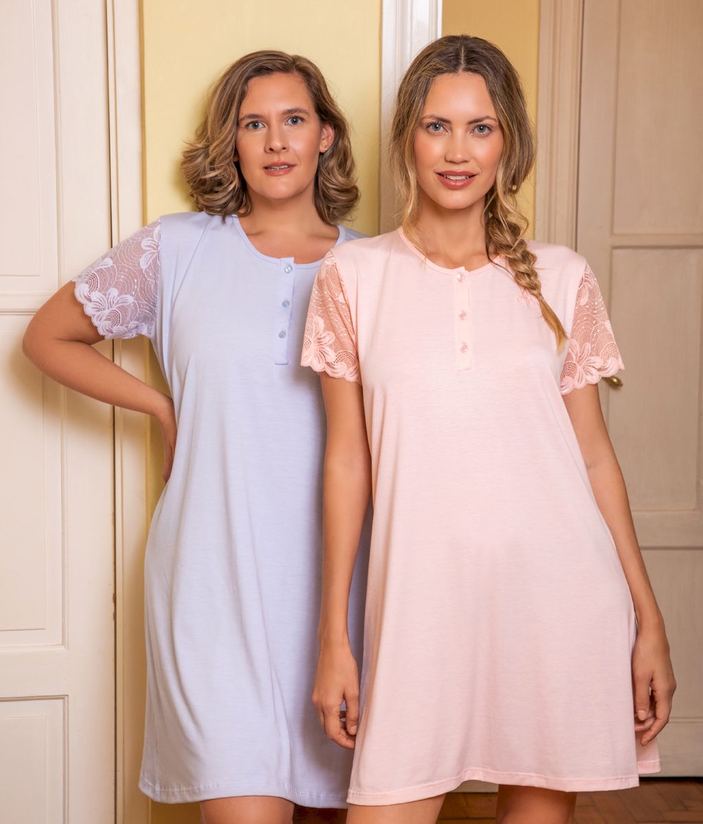 Camisón MILENA Plus Size FW - Bianca Secreta