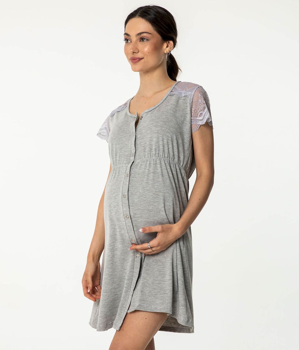 Camisola MOM ALONDRA Plus size - Vridda