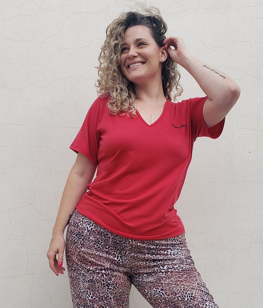 Pijama Sofía Plus Size - Bianca Secreta