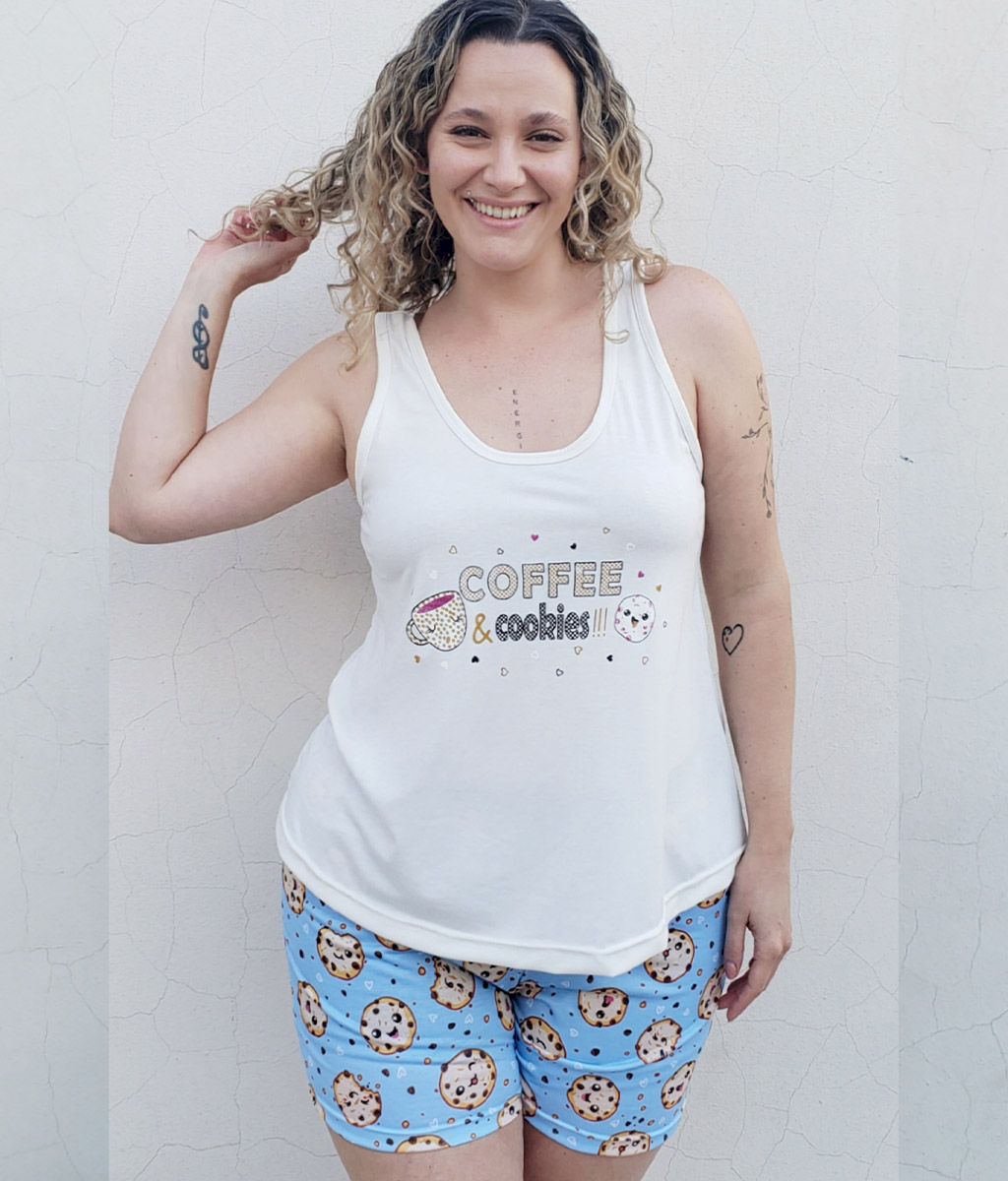 Pijama COFFEE & COOKIES - Florcitas