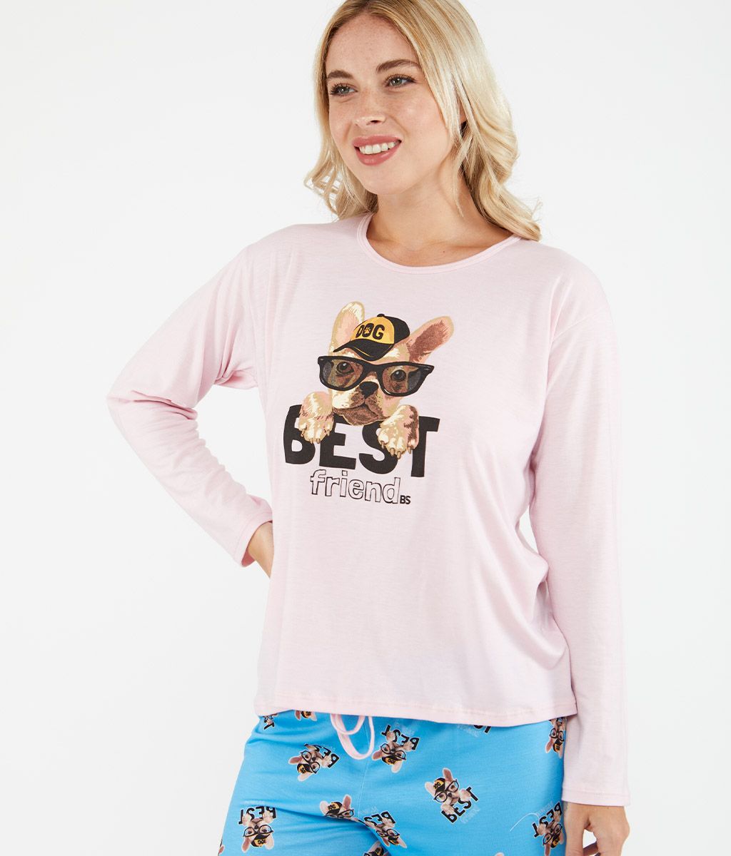 Pijama BEST DOG Fw - Bianca Secreta