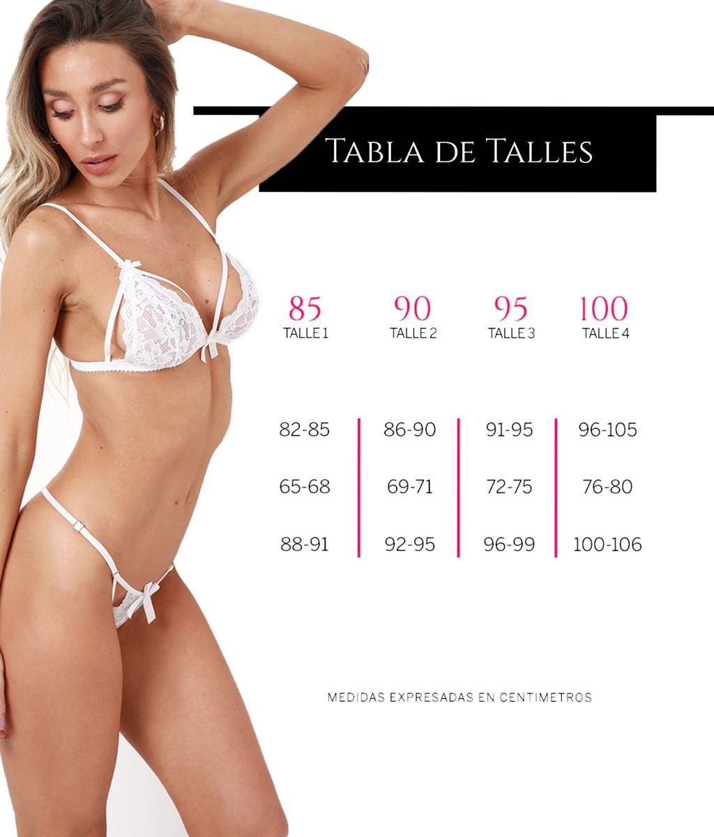 Liguero REA Tabla de medidas